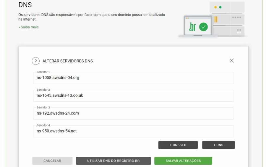 Imagem registrobr dns